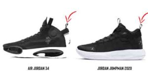 Air Jordan 34 VS Jordan Jumpman 2020