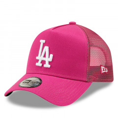 LA Dodgers Tonal Mesh A-Frame Trucker Cap Pink