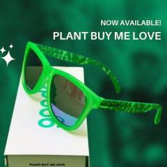 PLANT BUY ME LOVE Sunglasses Green