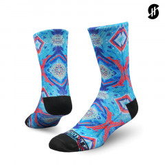 Oriental Socks Blue